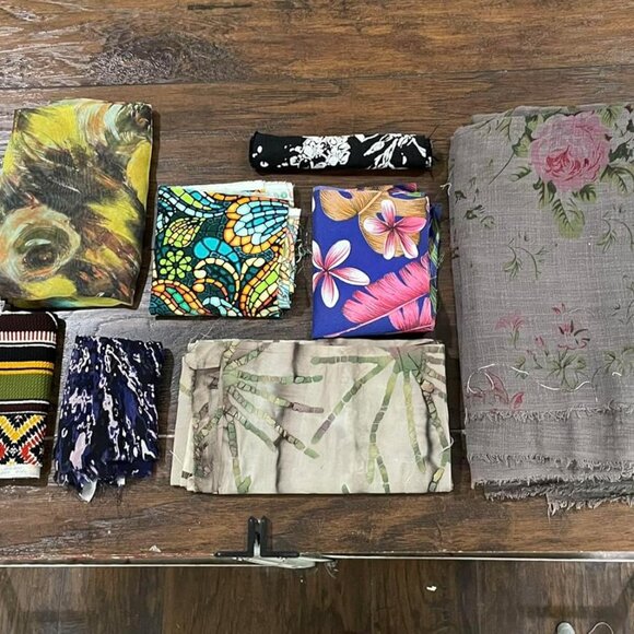 Mystery Assorted Fabric Scrap Bags - 10 Pieces of Random Colors for Crafts and S - Picture 7 of 8